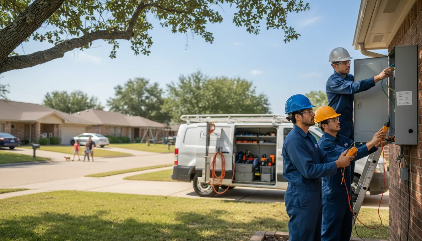 Certified electrician providing emergency electrical services in Oakland, NE